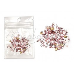 Strasuri Swarovski Mixt -Pink Holography -212 bucati #336304 Strasuri Swarovski Mixt